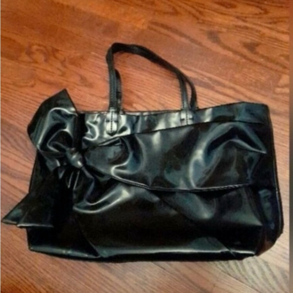 VALENTINO GARAVANI Betty Bow Lacquer Tote